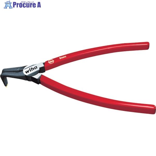 wiha 軸用スナップリングプライヤーマジックチップ付先端90°  ▼387-3919 Z345A2...