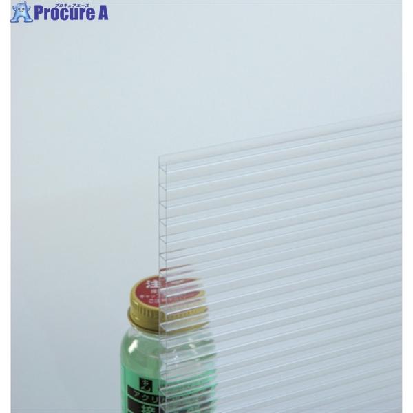 光 ポリカ中空ボード 透明 910×1820×6  ◇▼389-3120 KTP1896W-1  1...