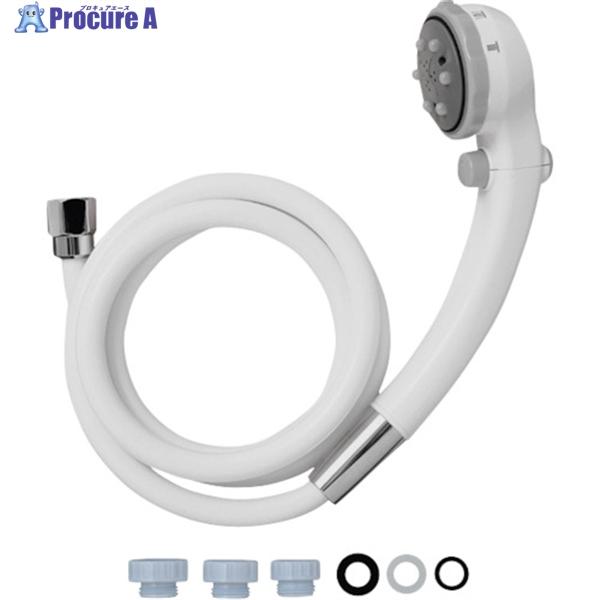 タカギ シャワーホースセット マッサージシャワピタホースセット  ▼391-6725 JS456GY...