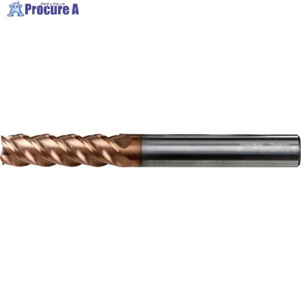 TRUSCO 超硬ハイヘリカルスクエアエンドミル(4枚刃・シャープコーナー)8.0  ▼391-93...