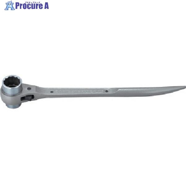 TOP シノ曲がりラチェットレンチ 19X24mm  ▼396-2491 RM-19X24N-S  ...