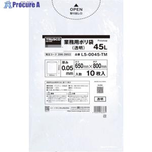 TRUSCO トラスコ中山 業務用ポリ袋0.05X70L10枚入り  L50070TM  販売単位：1