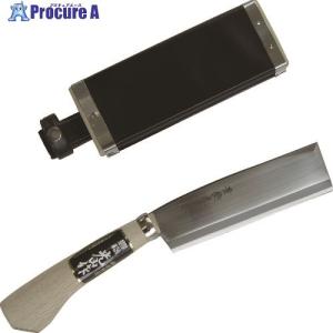 豊稔 光山作 安来鋼青紙付 片刃腰鉈165mm  ▼399-0249 HT-3516  1丁｜procure-a