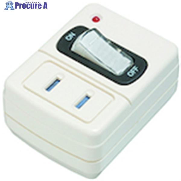 YAZAWA 雷サージ付省エネタップ1個口白  ▼406-7895 Y02FSK110WH  1個