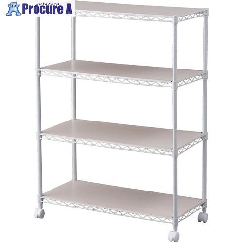 IRIS 522767 カラーメタルラック ウッドボード付き  ■▼414-9257 CMM-751...