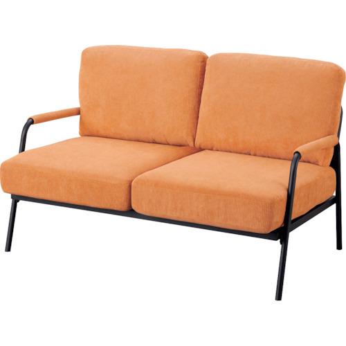 IRIS 100561 2人掛けコーデュロイソファ ライトブラウン  ■▼414-9259 SFCS...