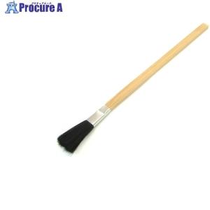 クロダブラシ 油筆 竹柄平型 小 ▼417-4983 001-00503 1本