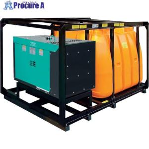スーパー工業 ディーゼルエンジン式大型散水機 SEL-300SSW-4 防音タイプ 2m2(平方メートル)タンク一体型モデル ■▼418-8459 SEL-300SSW-4 1台