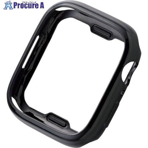 ELECOM Apple Watch 45mm用ソフトバンパー ブラック  ■▼423-0842 A...