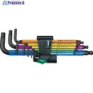 【特価セール】WERA ヴェラ ボールポイント付き トルクスキーレンチセット 9 Wera（ヴェラ） 日本正規品 Wera 024480 967/9 TX XL ボールポイントL