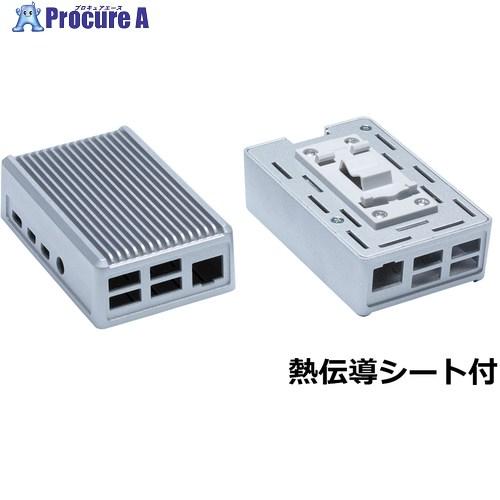 タカチ Raspberry Pi 4B 放熱型DINレールケース  ▼435-4799 RPHD-4...