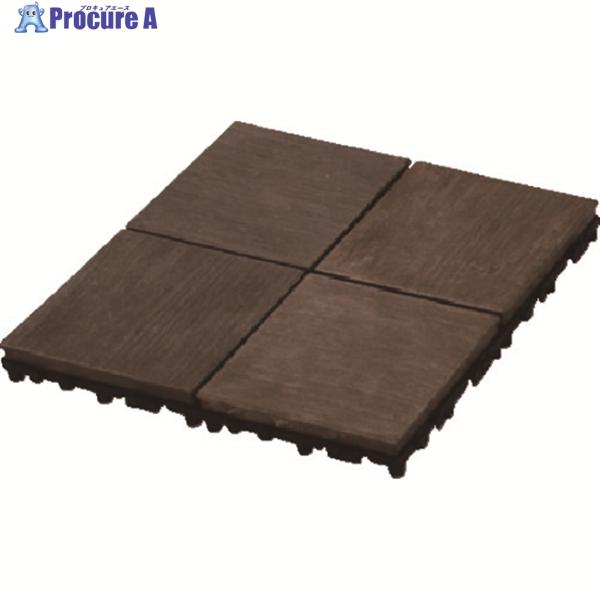 IRIS 182411 プレミアウッドパネルデッキ ブラウン PWD-300  ▼437-0678 ...