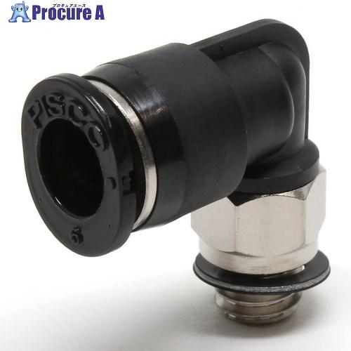 PISCO チューブフィッティング ミニエルボチューブ6ネジM6X1色M  ▼442-7297 PL...