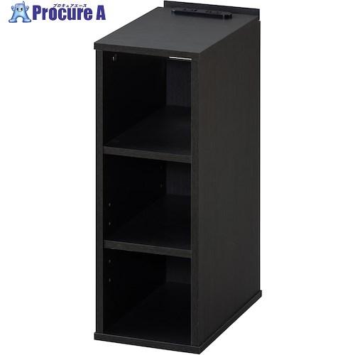 IRIS 296239 ナイトテーブル棚付き ブラック  ■▼446-6500 NTB-180R-B...