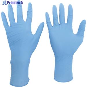 ミドリ安全 ニトリル手袋 ベルテ701H ブルー SS〜LL 100枚入 : ミドリ
