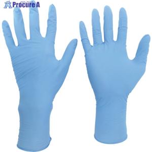ミドリ安全 ニトリル手袋 ベルテ701H ブルー SS〜LL 100枚入 : ミドリ