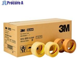 3M OPP包装用粘着テープ 3048 48mm×100m  ■▼452-5550 3048 TRA 48X100  50巻｜procure-a