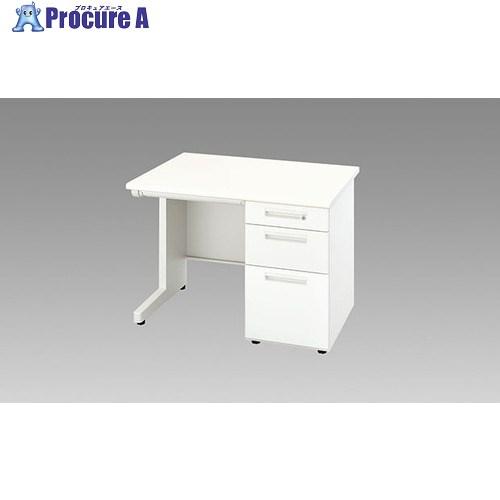 NAIKI 片袖デスク XED型/本体:クリアーホワイト 天板:ホワイト本体:クリアーホワイト 天板...