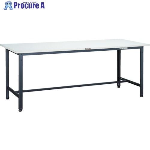 TRUSCO 軽荷重作業台(300kg)AE型 1800X600XH740 基本タイプ ダークグレー...