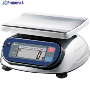 A＆D 【販売時届出必要】 防塵防水デジタルはかり(検定付・4区) ひょう量1kg  ▼454-8833 SK1000IWP-A4  1台｜プロキュアエース