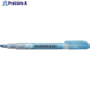 ゼブラ 蛍光ペン 蛍光オプテックス1-EZ 青 ▼459-5014 WKS11-BL 1本
