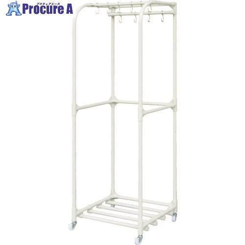 SPACIO モップハンガー 清掃用品ハンガー W600×D500×H1800 10本掛  ■▼46...