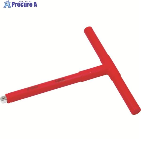 Tech-EV 絶縁Tハンドル 3/8 ハンドル長21mm 全長220mm  ▼460-3761 O...