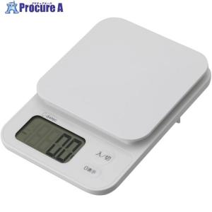 dretec デジタルスケール「ブランジェ」1kg ホワイト  ▼469-0973 KS-629WT  1台｜procure-a