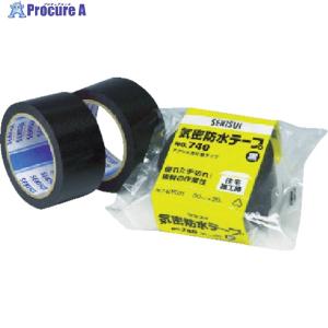 積水 【一時受注停止】 気密防水テープNo.740 100x20 黒 ▼471-1483 N740K03 1巻