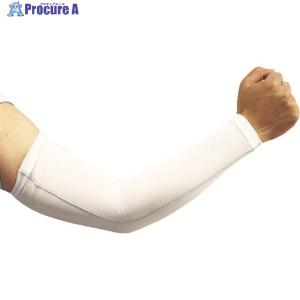 おたふく 冷感 パワーストレッチアームカバー ホワイト L ▼475-4301 JW-618-WH 1双