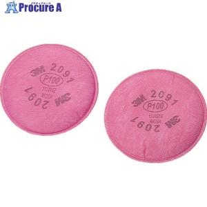 3M ろ過材 2091 マスクフィルター 20枚入り No.2091ろ過材（フィルタ） 1パック（2個入×6） 3M（スリーエム