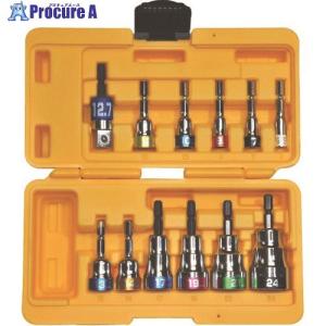 トップ工業 (TOP) 電動ドリル用 コンパクトソケット 9本組セット EDS-824CS TOP（トップ） コンパクトソケット 9本組 EDS-824CS トップ工業 工具