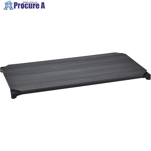 ERECTA ベーシックシリーズウッドシェルフ W1200xD600mm ブラックウッド ブラックフ...