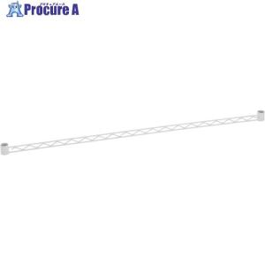 ERECTA ベーシックシリーズ ハンガーレール 600mm用 ホワイト ■▼506-9073 BA124W 1本