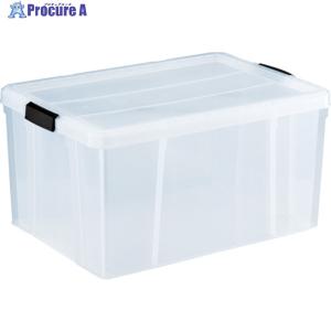 TRUSCO中山 TRUSCO クリアライトボックス 47L 透明 ▽512-3771 TCR-02D