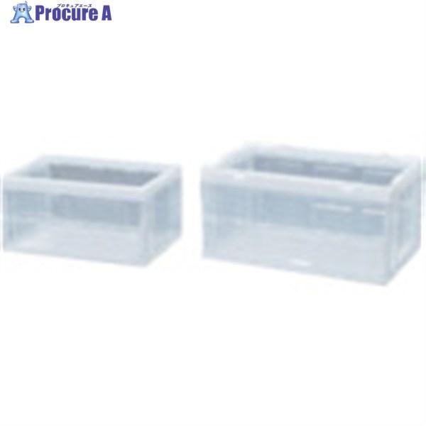 IRIS 556783 ハード折りたたみコンテナ HCOC-75L クリア  ▼513-1391 H...