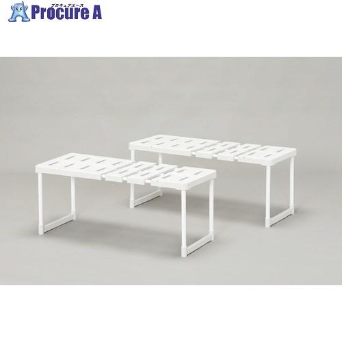 IRIS 247654 伸縮押入れ整理棚 SOR-370×2 グレー  ■▼513-9864 SOR...