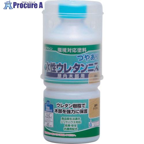 和信ペイント 水性ウレタンニス 透明クリヤー 300ml ▼529-0518 941301 1本  ...