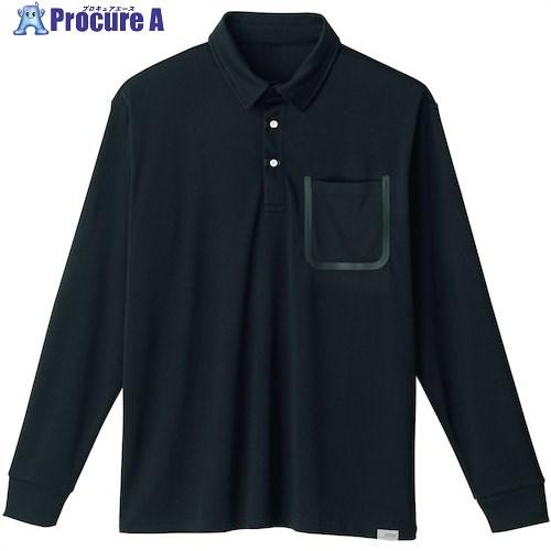 SOWA 8005-50 長袖ポロシャツ ブラック 5L  ■▼530-3544 8005-50-4...