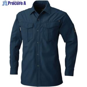 G.G. 5775 長袖シャツ ネイビー LL ■▼530-8303 5775-1-LL 1着