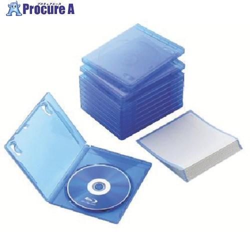 予約注文 ELECOM Blu-rayディスクケース 1枚収納/10セット クリアブルー  ■▼53...