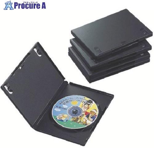 ELECOM DVDトールケース 1枚収納/5枚セット ブラック  ■▼538-2289 CCD-D...