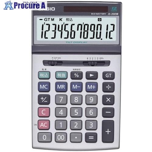 カシオ ジャストタイプ電卓  ▼543-1003 JS-200W-N  1台