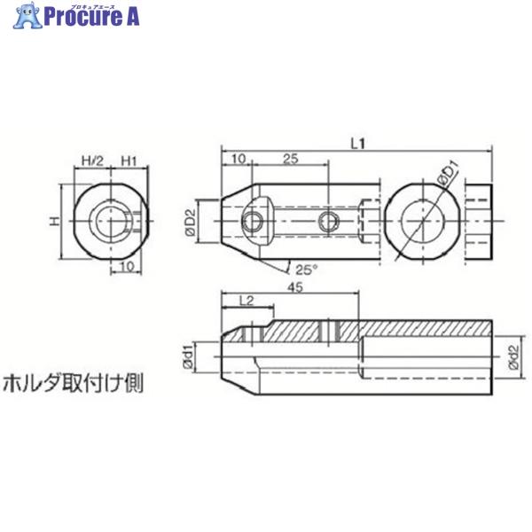 京セラ ボーリングバー用スリーブ SHA  ▼552-3168 SHA1025.0-135  1個 ...