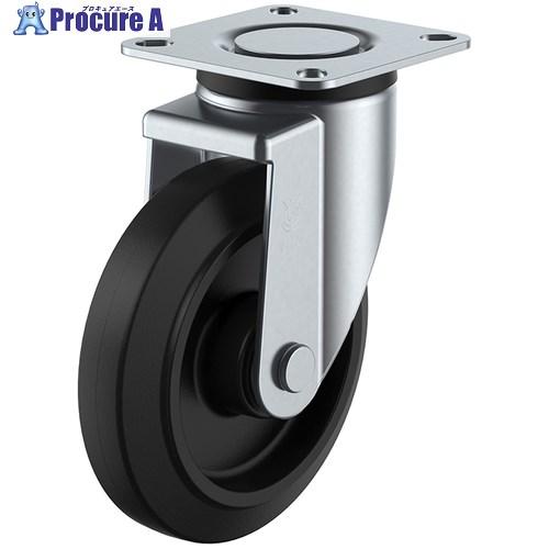 ユーエイ プレート式 自在 キャスター ゴム 車輪径150mm  SILENTタイプ J2F型 取付...