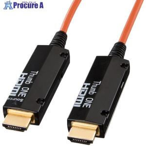 SANWA 光ファイバHDMIケーブル 100m ■▼572-5868 KM-HD20-FB100K 1本