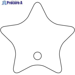 グリーンクロス PPうちわ 5枚セット 星型 ■▼574-8303 6300042520 1S