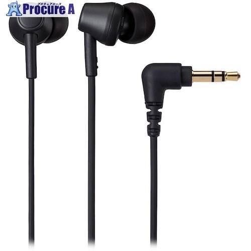 オーディオテクニカ イヤホン  ▼582-3686 ATH-CK350X BK  1個