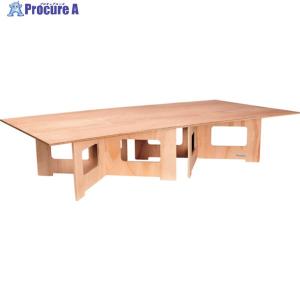 作業台　バッテン台　ペケ台　６０ｃｍ×９１ｃｍ　２セット目 コンパネ作業台 X脚 組立て式 ペケ台・簡易台(H750×W900mm（1組