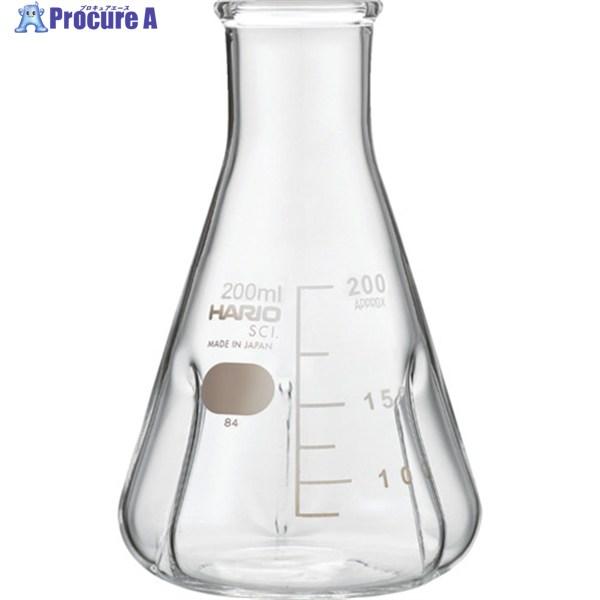 HARIO バッフル付き三角フラスコ200ml  ▼601-2854 BSF-200-SCI  1個